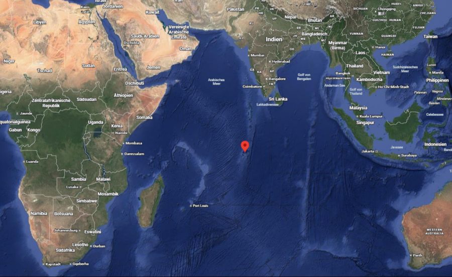 Mitten im Indischen Ozean: Hier liegen die Chagos-Inseln.