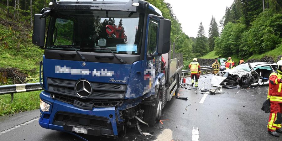 Unfall in Gams