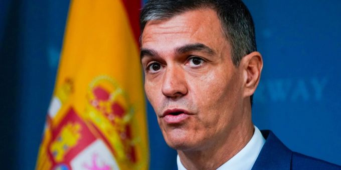 Der Ministerpräsident von Spanien: Pedro Sánchez. Pedro Sánchez