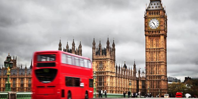 Rote Londoner Busse