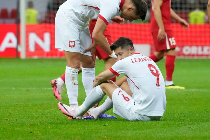 Stürmer Robert Lewandowski verpasst das erste Spiel der Polen bei der EM 2024. em 2024
