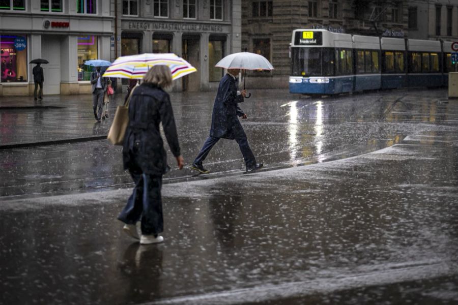 Gegen den Abend ziehen dann aber Unwetter auf.