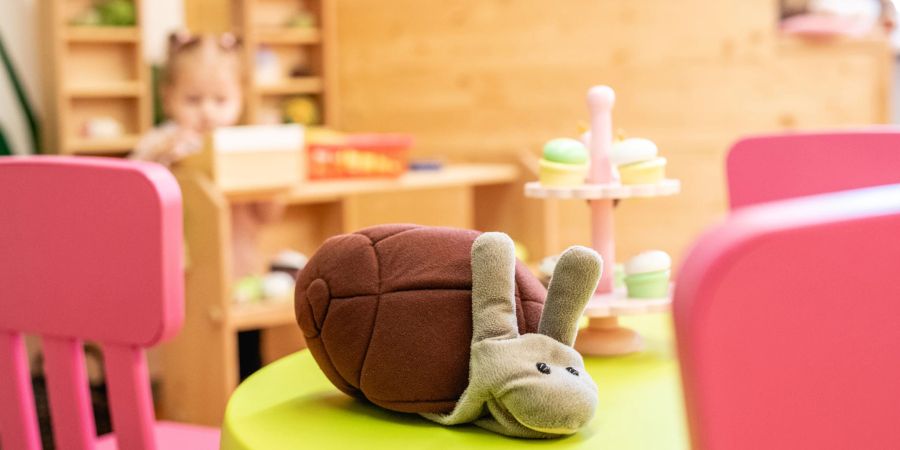 Kind im Kindergarten.