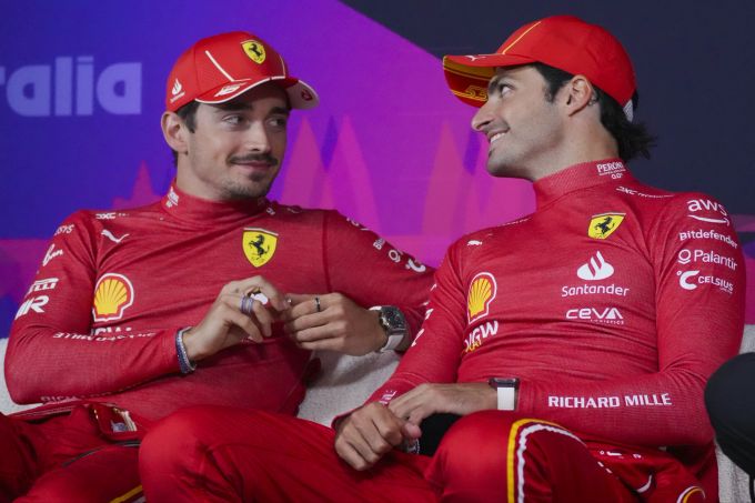 Charles Leclerc und Carlos Sainz bilden bei Ferrari ein harmonisches Fahrer-Duo. Leclerc Sainz Ferrari