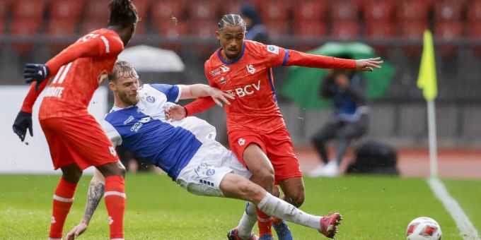 GCs Bradley Fink während dem Spiel gegen Lausanne-Sport. GC