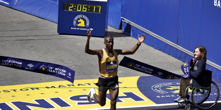 The 128th Boston Marathon.