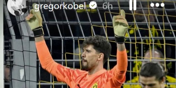 BVB im CL-Halbfinal - So feiert Gregor Kobel mit seinen Teamkameraden
