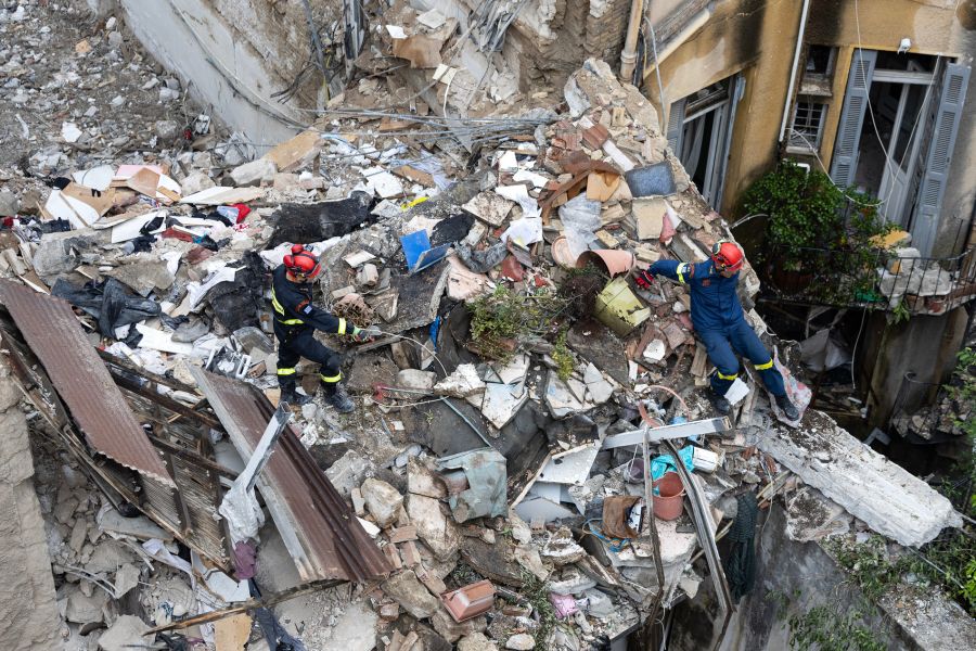 Athen nach der Explosion