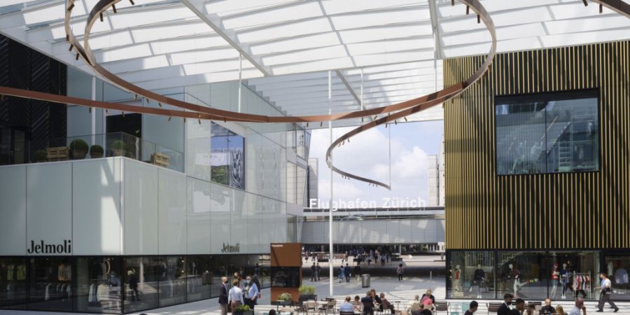 Hier soll im nächsten April das Treffen der Europäischen Politischen Gemeinschaft stattfinden: der Hauptplatz des Circle am Flughafen Zürich. (Archivbild)