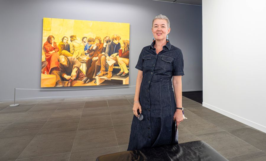 Kuratorin Kathleen Bühler war es wichtig, den Besuchenden einen neuen Blick auf Franz Gertschs Werke zu ermöglichen.