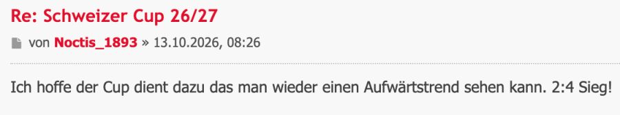 Ein Fan hofft im Cup auf eine Trendwende beim FC Basel.