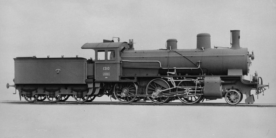 Schicksalslokomotive: Eine SBB B 3/4 zog 1926 den verunglückten Güterzug im Rickentunnel.