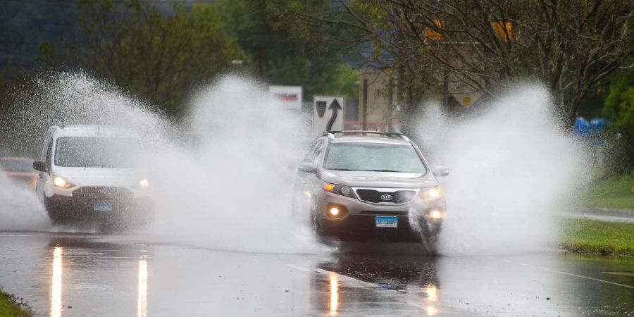 Land unter im Nordosten der USA