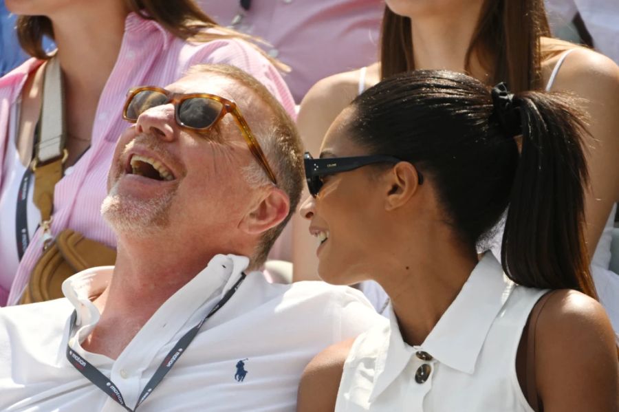 Boris Becker und seine Verlobte Lilian de Carvalho Monteiro. (Archivbild)