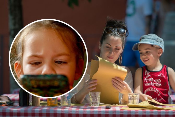 Kinder Essen Handy Tablet