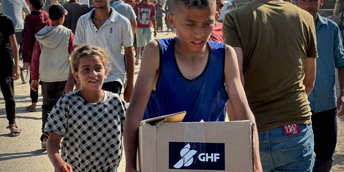 Nahostkonflikt - GHF-Hilfsgüterverteilung in Rafah