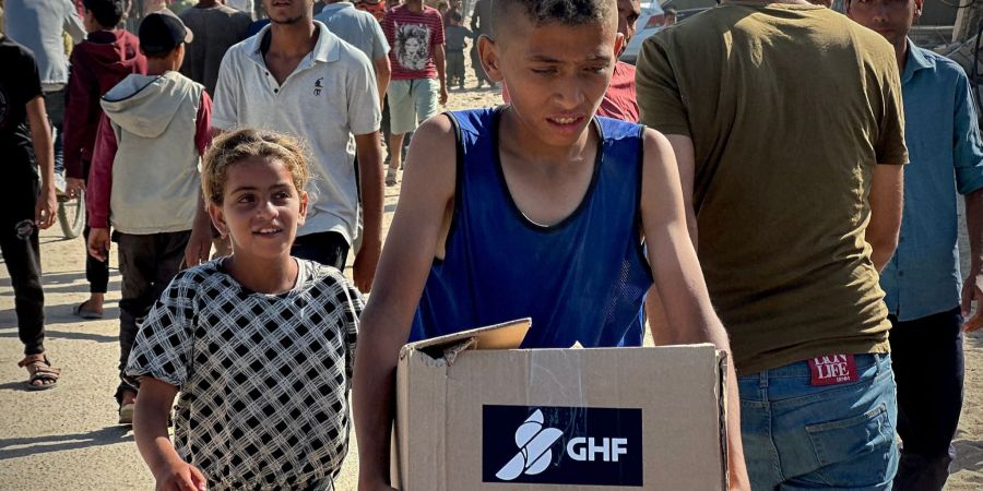 Nahostkonflikt - GHF-Hilfsgüterverteilung in Rafah