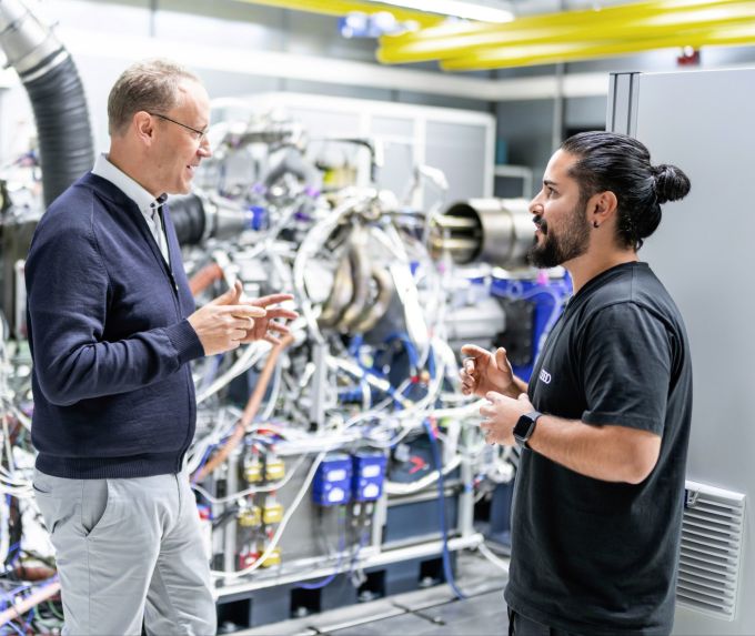 Der Audi-Motor läuft bereits auf dem Prüfstand. Audi Formel 1 Motor