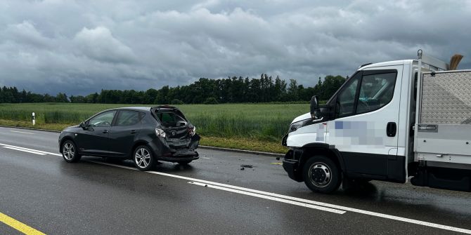 Bürglen Auffahrkollision