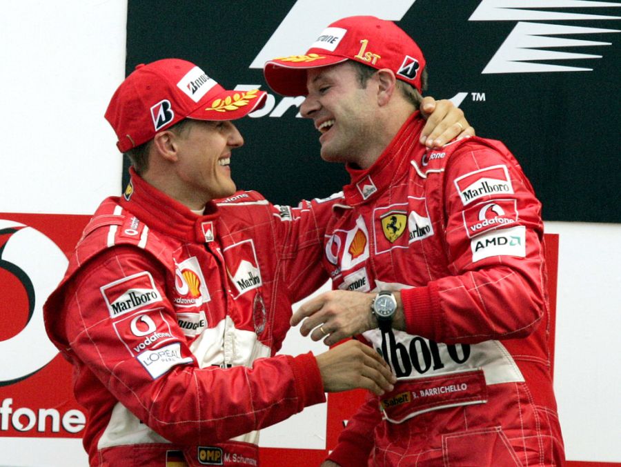 Rubens Barrichello Schumacher Ferrari