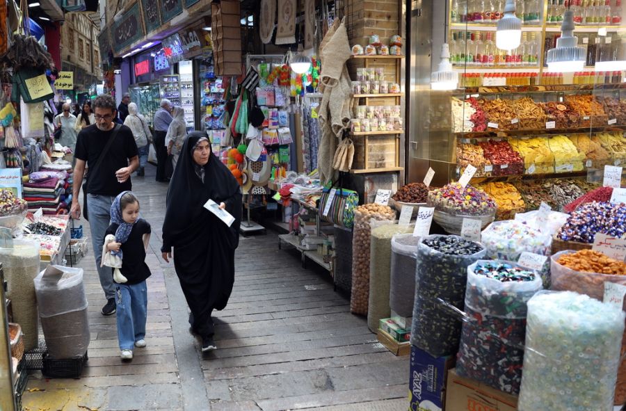 Donald Trump Basar Teheran