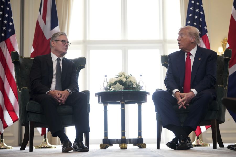 Das sagte der US-Präsident bei einem Treffen mit dem britischen Premierminister Keir Starmer in Schottland.
