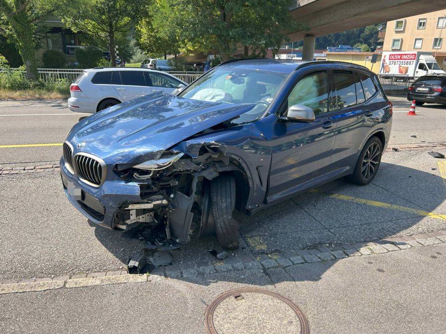 Beim Unfall entstand Sachschaden.