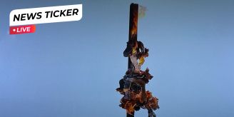 Sechseläuten - Böögg explodiert nach 26 Minuten und  30 Sekunden
