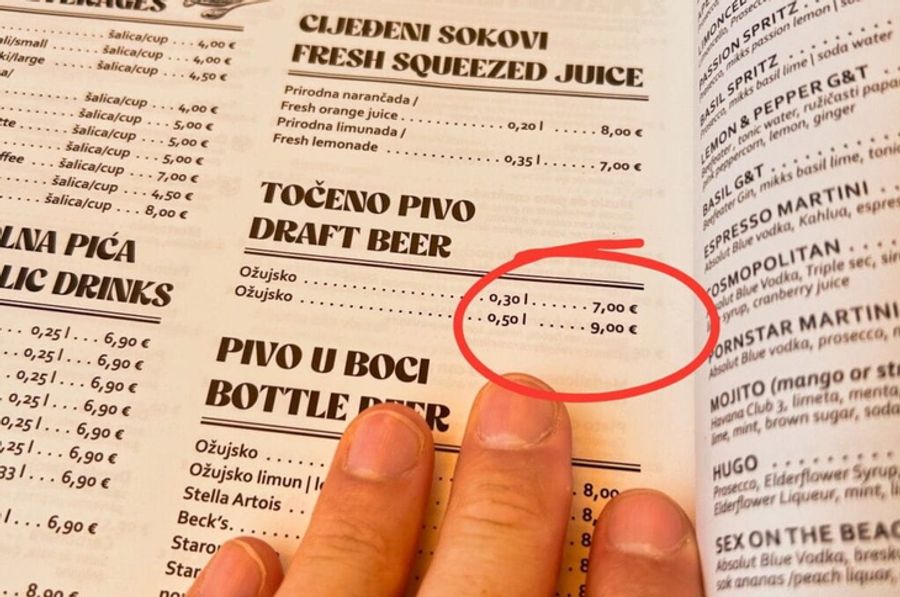 Kroatien Preise