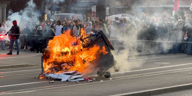 Demo eskaliert