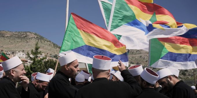 Die Drusen sind eine religiöse Minderheit in Syrien, Israel, Jordanien und dem Libanon. In Israel gelten sie als Verbündete und dienen oft freiwillig in der Armee. (Archivbild) Drusen