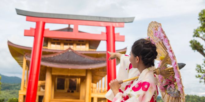 Japanische Frau, Japan