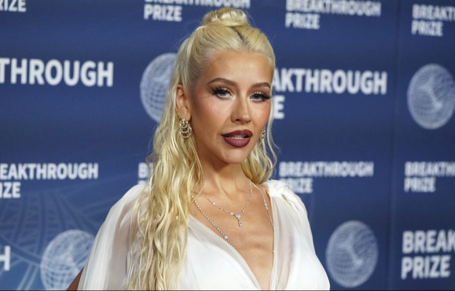 ... Sängerin Christina Aguilera ...