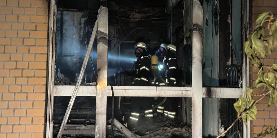 Brand Hamburger Spital