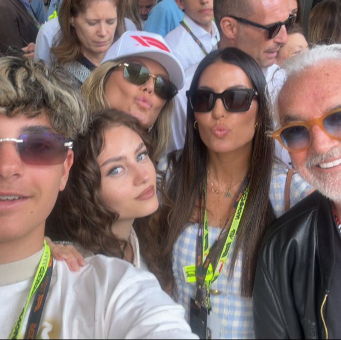 Patchwork-Familie! Heidi Klum versteht sich auch mit Briatores Ex-Frau Elisabetta gut. Heidi Klum