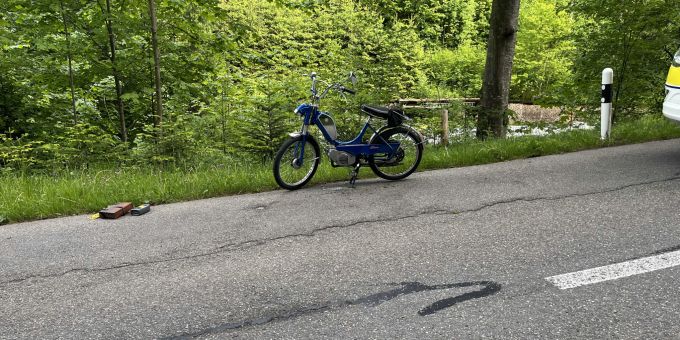 Degersheim SG: Selbstunfall mit Töff. Degersheim SG