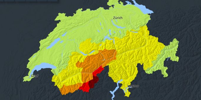 Im Wallis wird in den nächsten Tagen viel Regen erwartet. Wetter