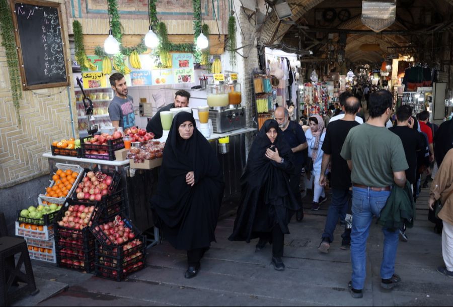 Markt Teheran Iran Sanktionen