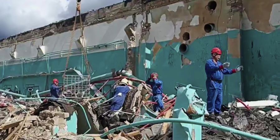 Industrieanlagen Trümmer Rjasan