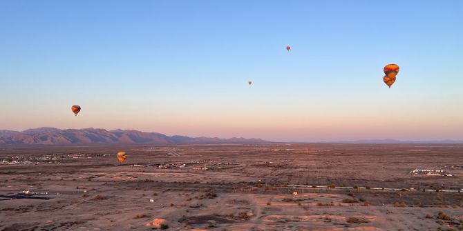 Heissluftballons über Arizona