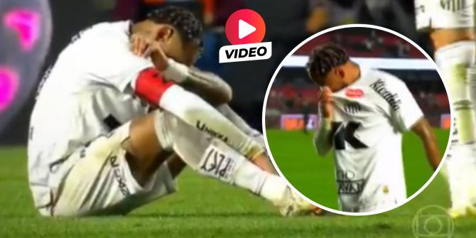 Neymar Santos Tränen