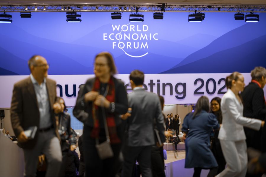Das World Economic Forum (WEF) wird vom 19. bis 23. Januar 2026 in Davos stattfinden. (Archivbild)