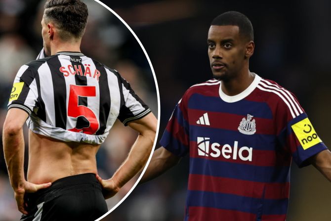 Fabian Schär Alexander Isak