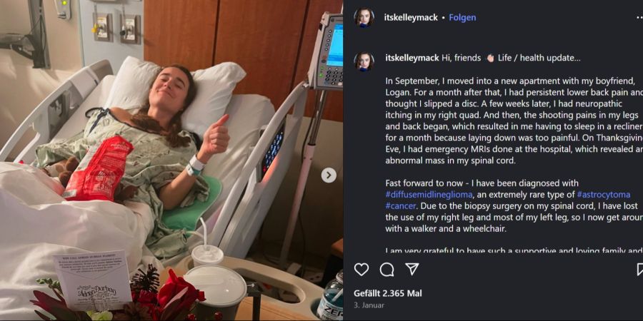 kelley mack posting instagram