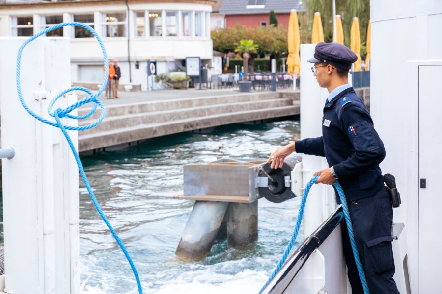 Als Matrosin oder Matrose auf dem Vierwaldstättersee sind Sie für zentrale nautische Aufgaben verantwortlich.