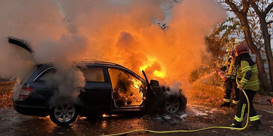 Totalschaden Autobrand