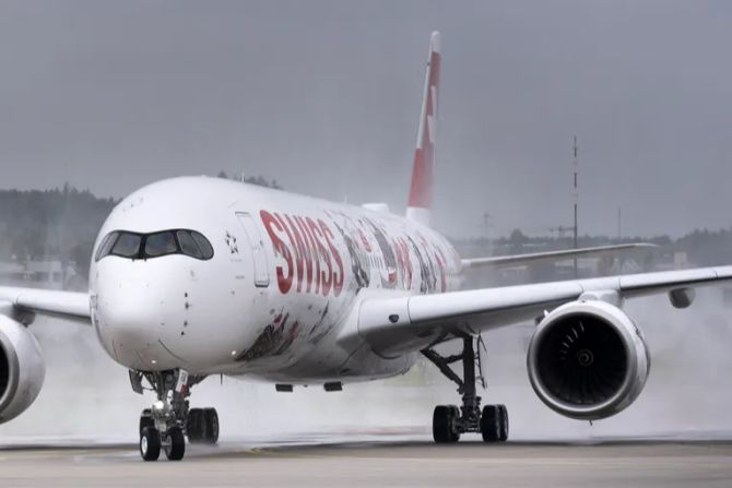 swiss airbus a350 palma