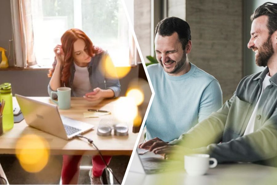 Zuhause oder vor Ort arbeiten? Wer Karriere machen will, soll sich blicken lassen.