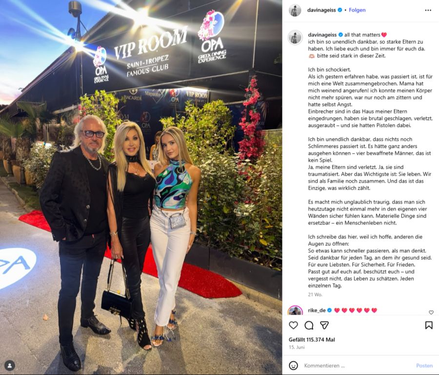 Zuvor sei der Eingriff mit der gesamten Familie besprochen worden.