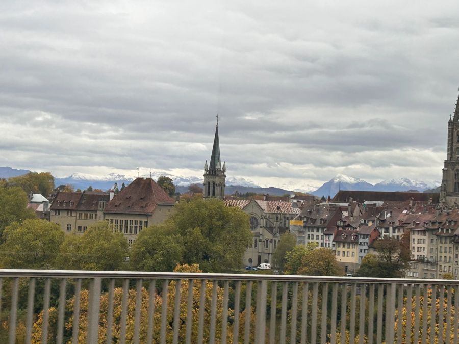 Wetter Schneefall Wintereinbruch Bern